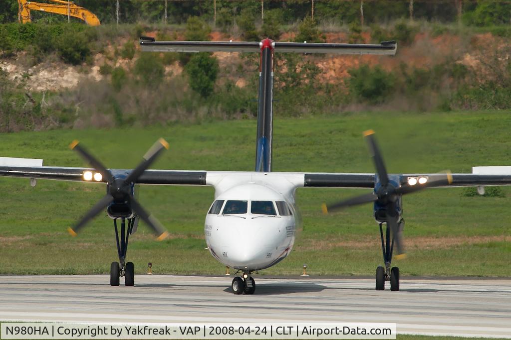N980HA, 1994 De Havilland Canada DHC-8-102 Dash 8 C/N 376, Piedmont Airlines Dash8-100 in US Airways colors