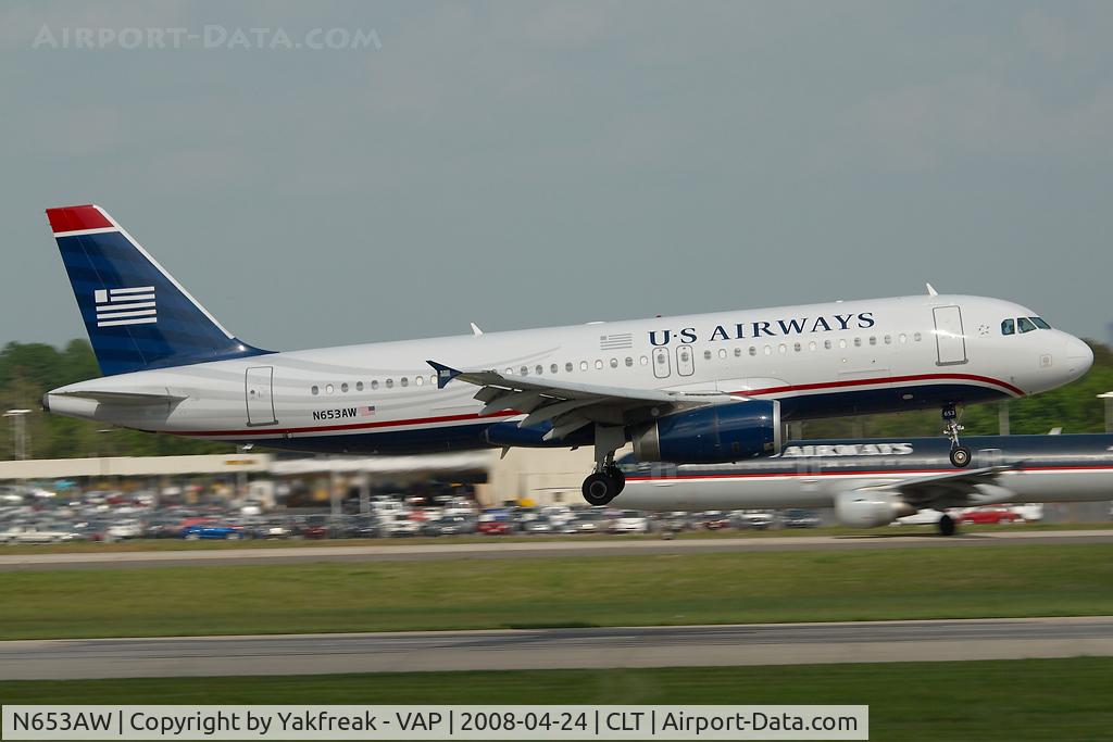 N653AW, 1999 Airbus A320-232 C/N 1003, US Airways Airbus 320