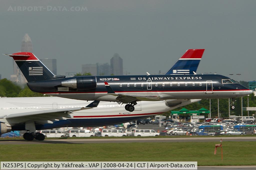 N253PS, 2004 Bombardier CRJ-200ER (CL-600-2B19) C/N 7934, PSA Regionaljet in US Airways colors