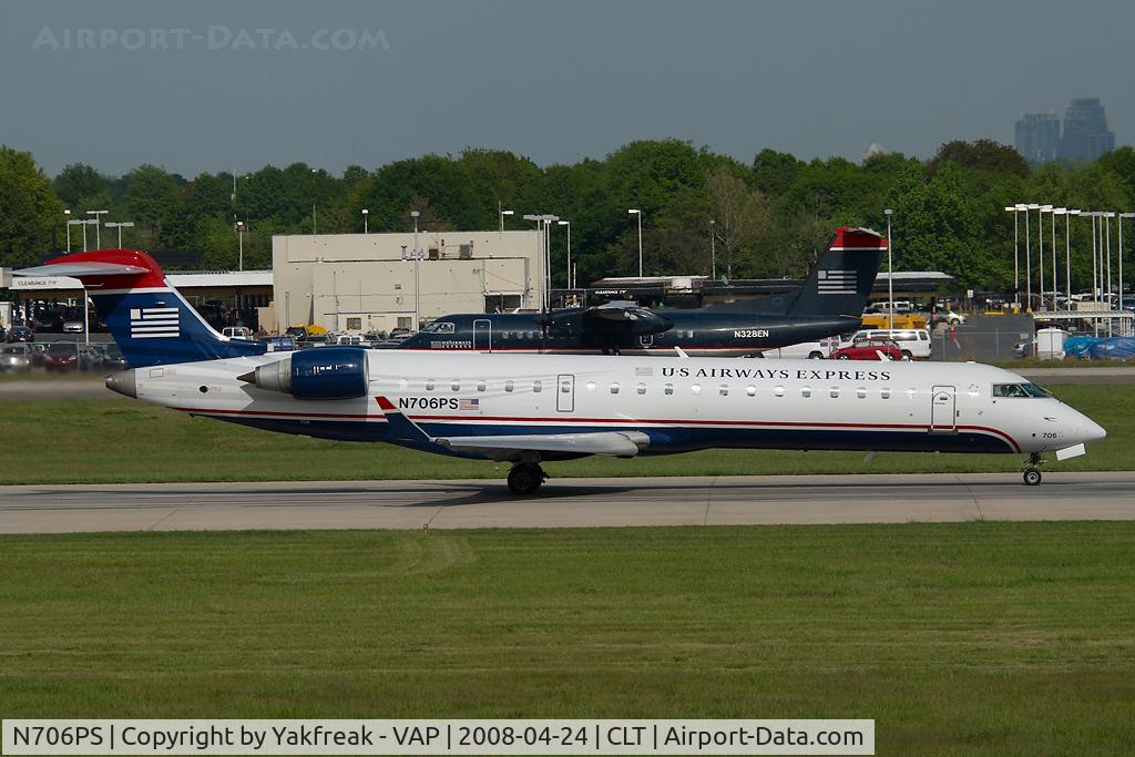 N706PS, 2004 Bombardier CRJ-701 (CL-600-2C10) Regional Jet C/N 10150, PSA Regionaljet 700 US Airways colors