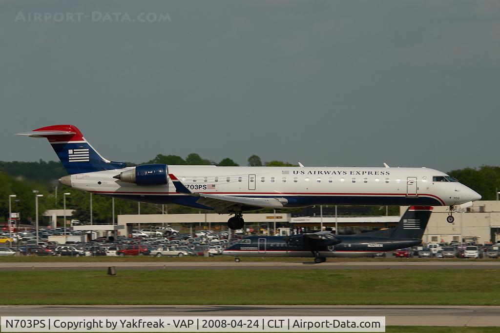 N703PS, 2004 Bombardier CRJ-701 (CL-600-2C10) Regional Jet C/N 10137, PSA Regionaljet 700 in US AIrways colors