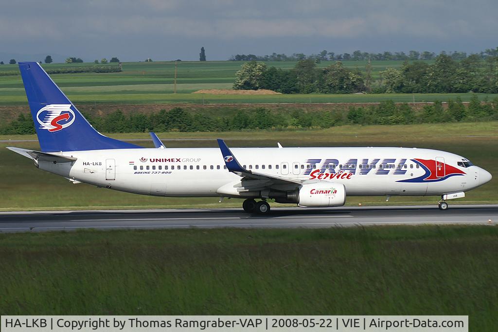 HA-LKB, 2004 Boeing 737-86Q C/N 30294, Travel Service Hungary Boeing 737-800