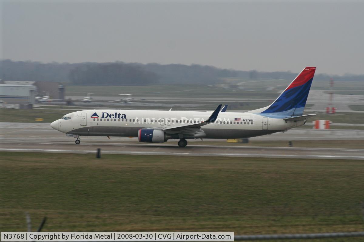 N3768, 2002 Boeing 737-832 C/N 29630, Delta