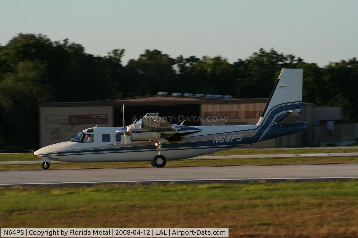 N64PS, 1981 Gulfstream 690C Jetprop 840 C/N 11702, Aero Commander 690C