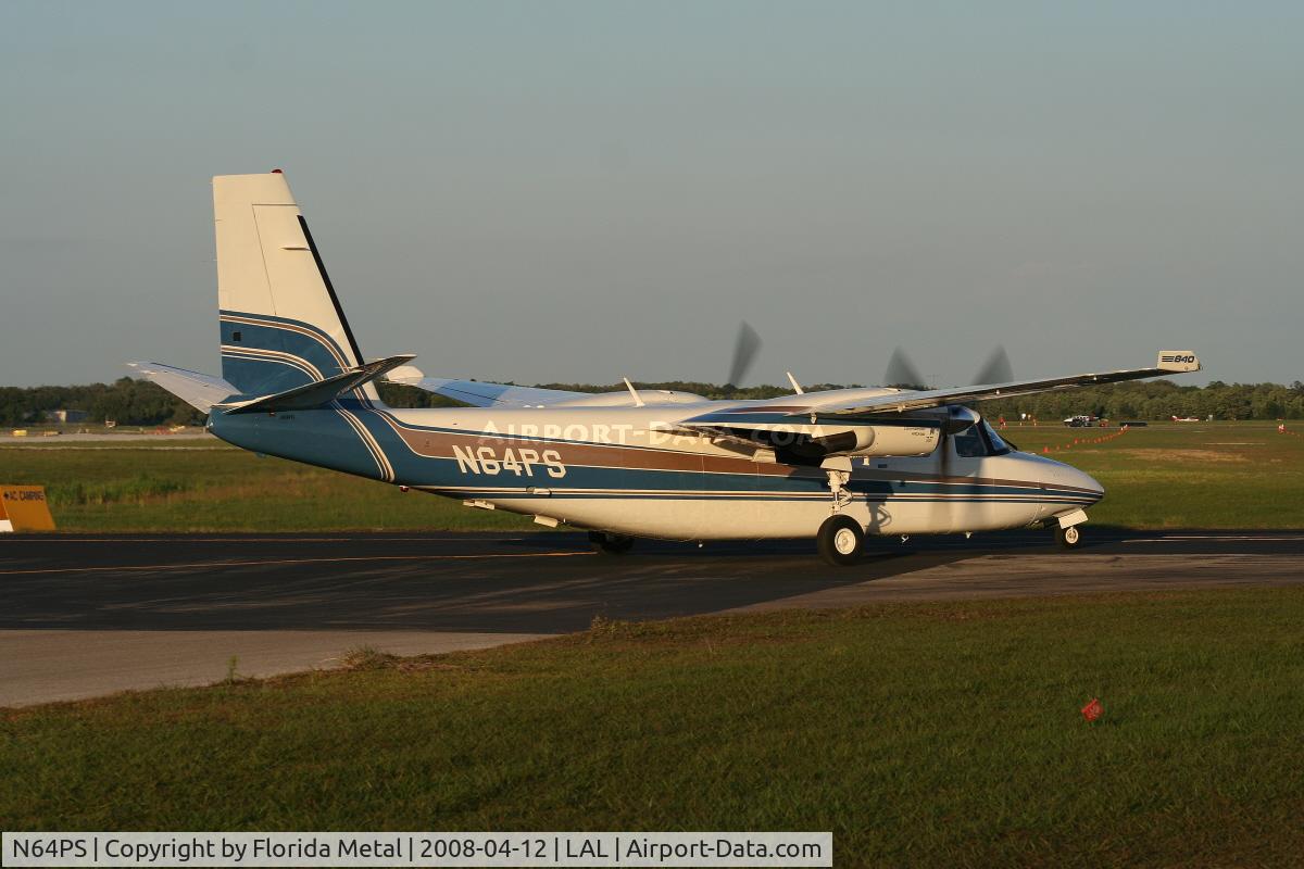 N64PS, 1981 Gulfstream 690C Jetprop 840 C/N 11702, Aero Commander 690C
