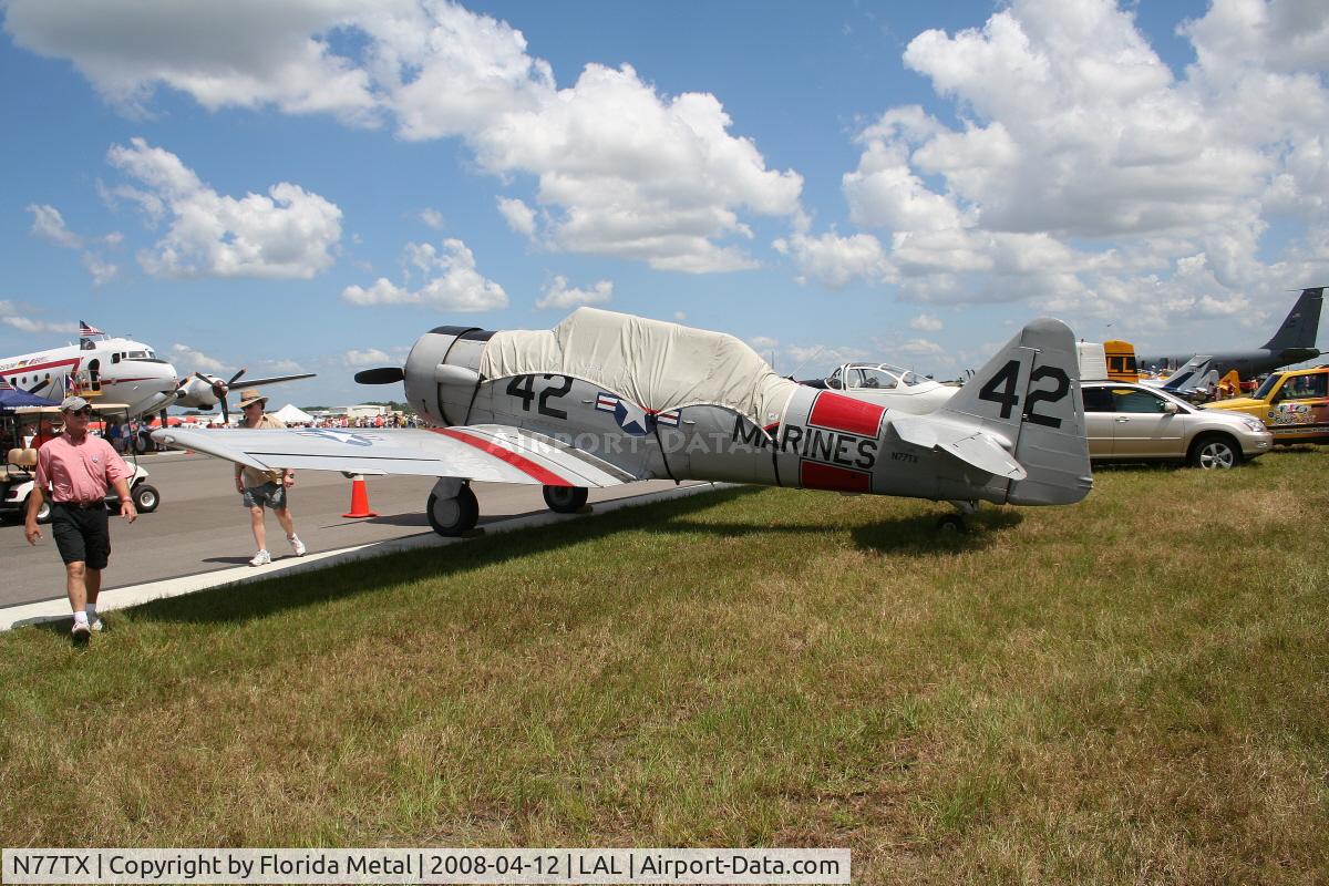 N77TX, North American AT-6A Texan C/N 78-6698, AT-6