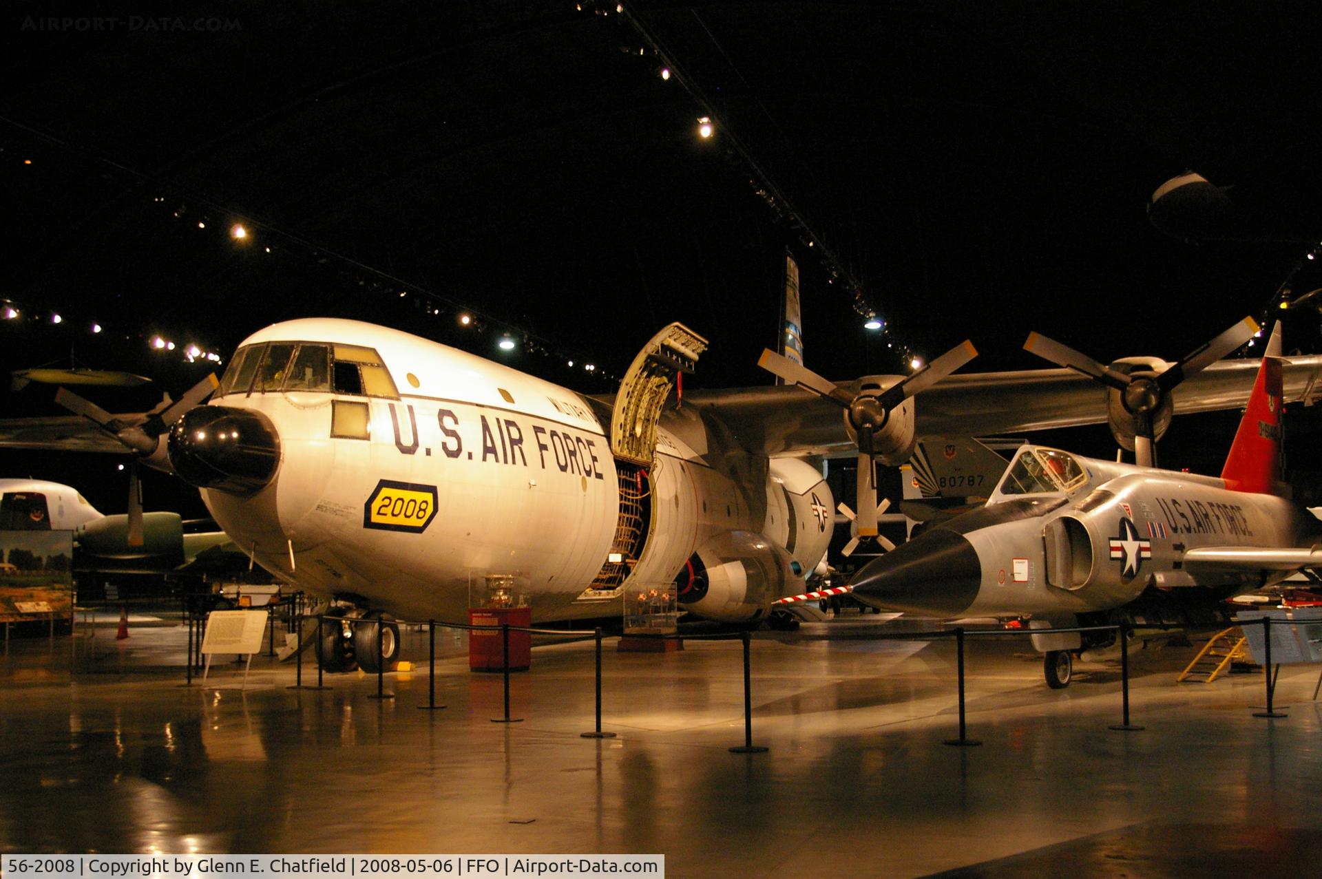 56-2008, 1956 Douglas C-133A-25-DL Cargomaster C/N 45245, Inside the newest hangar at the National Museum of the U.S. Air Force