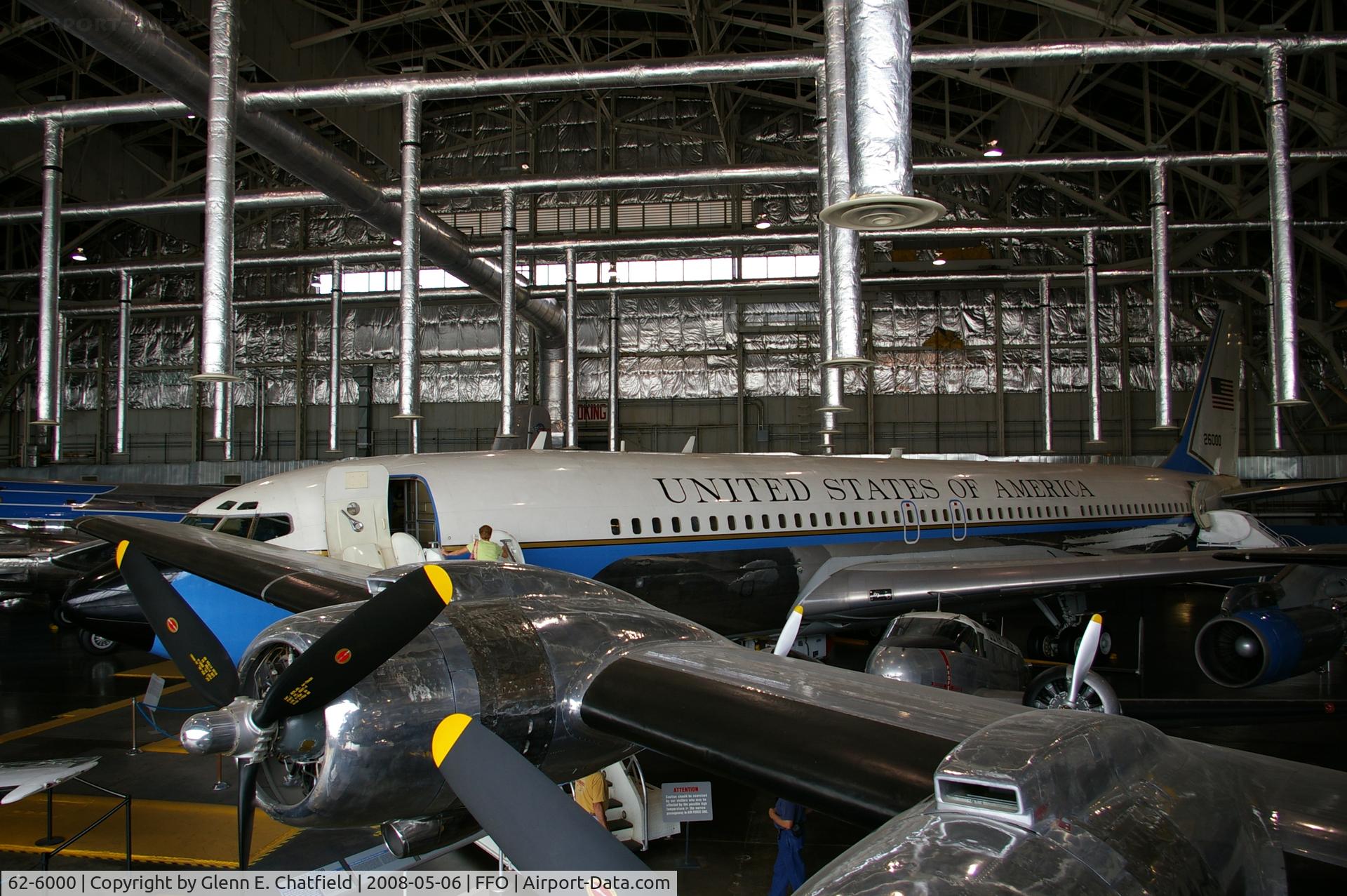 62-6000, 1962 Boeing VC-137C (707-353B) C/N 18461, Ex-Air Force One at the National Museum of the U.S. Air Force.  This one brought JFK's body home
