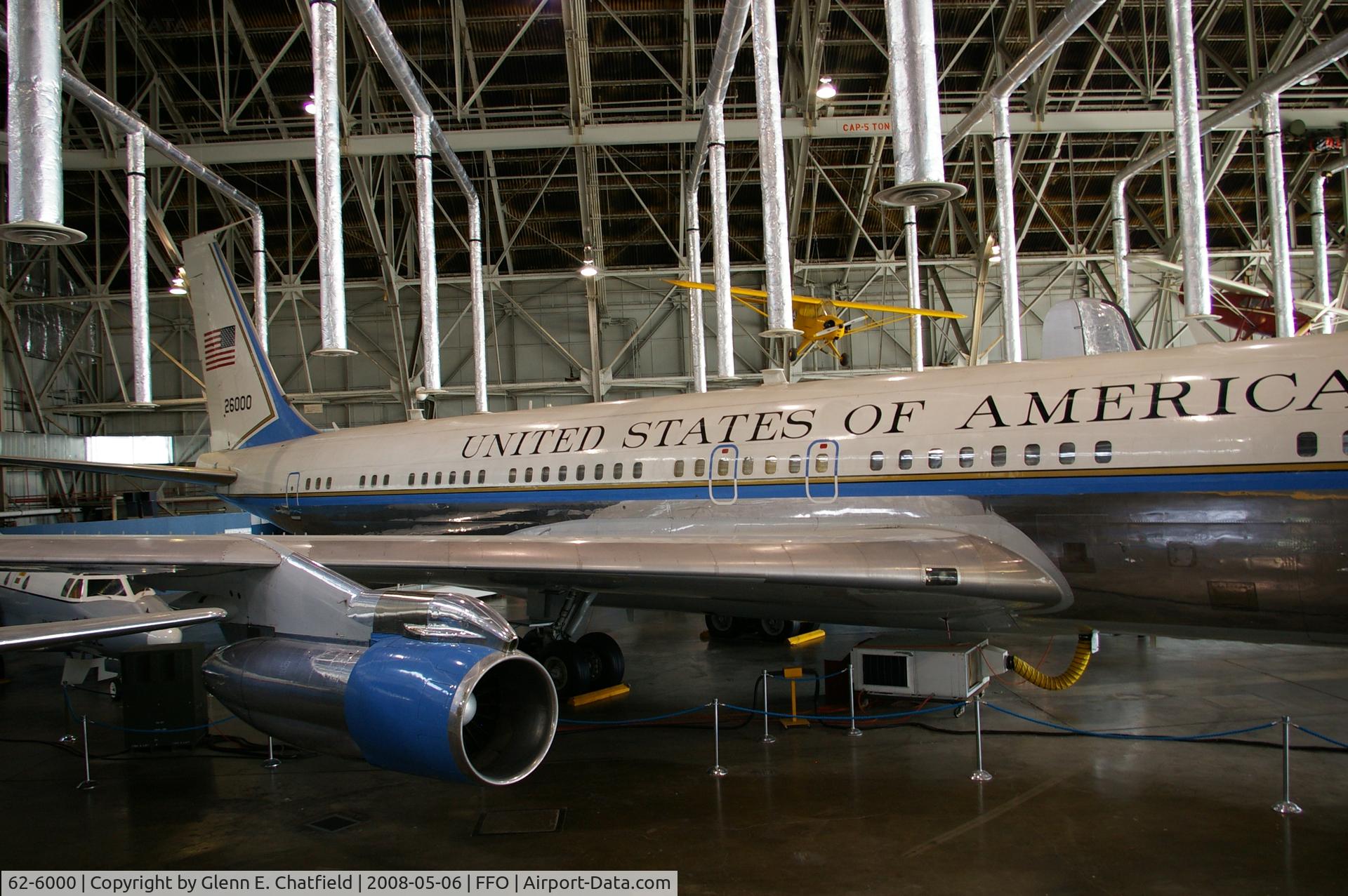 62-6000, 1962 Boeing VC-137C (707-353B) C/N 18461, Ex-Air Force One at the National Museum of the U.S. Air Force.  This one brought JFK's body home