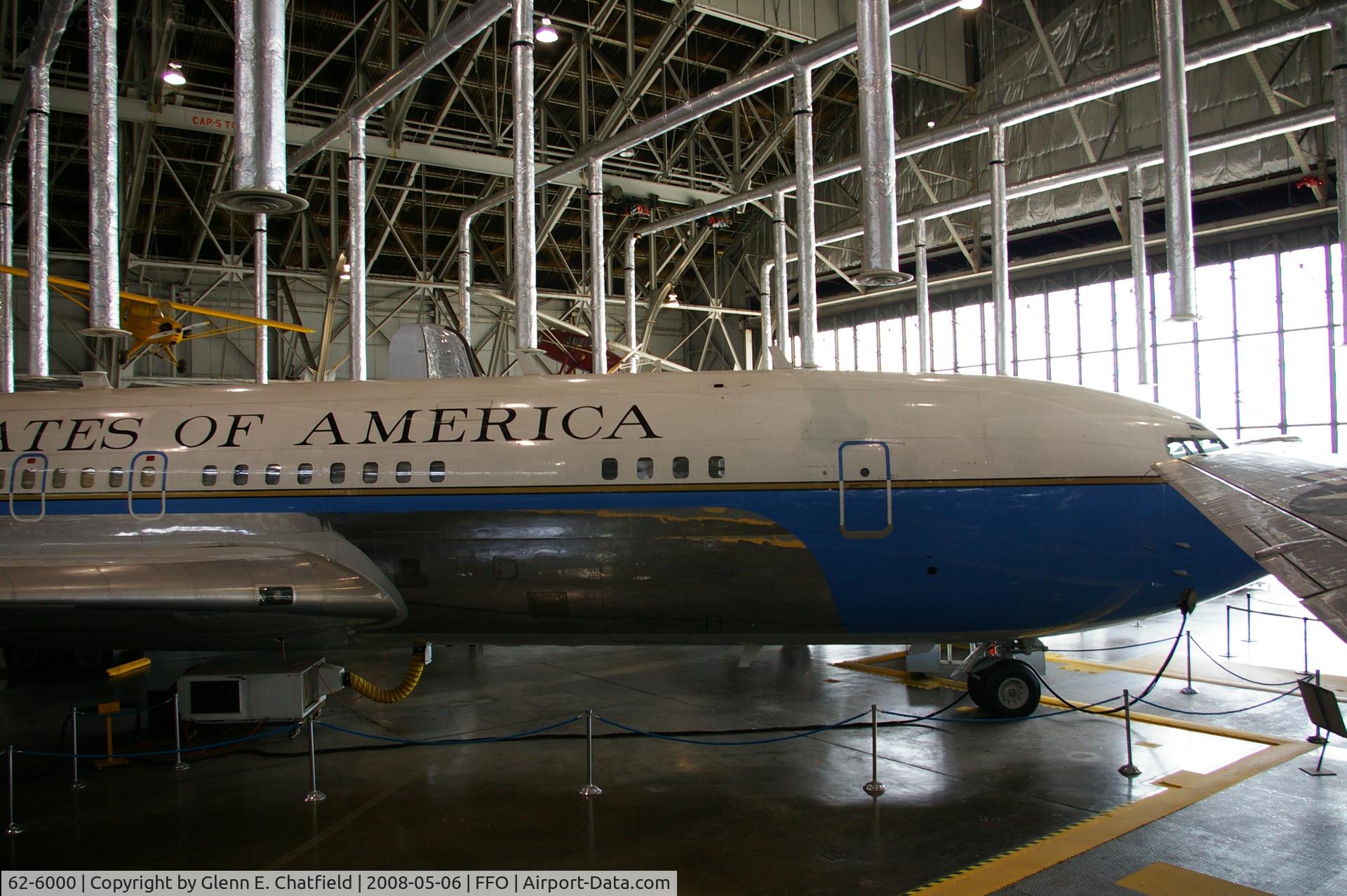 62-6000, 1962 Boeing VC-137C (707-353B) C/N 18461, Ex-Air Force One at the National Museum of the U.S. Air Force.  This one brought JFK's body home