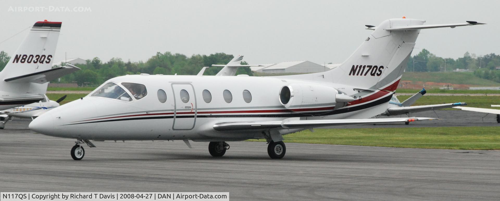 N117QS, Raytheon Aircraft Company 400A C/N RK-391, Raytheon 400A in Danville Va.