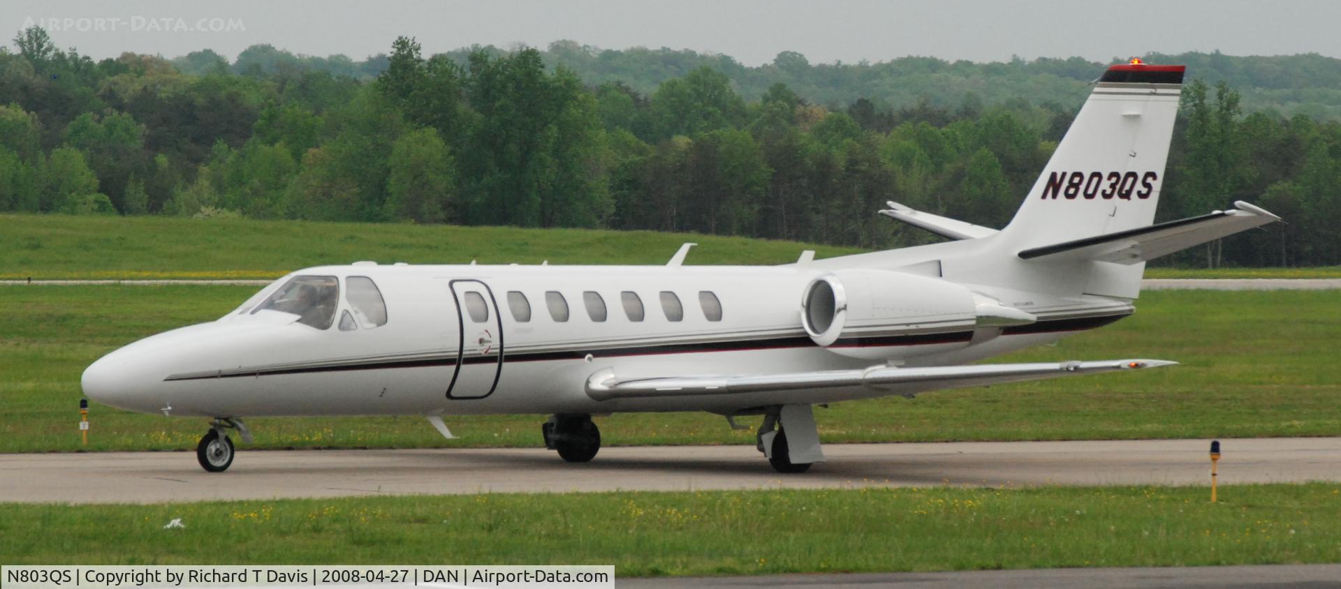 N803QS, 2007 Cessna 560 Citation Encore+ C/N 560-0775, 2007 Cessna 560 in Danville Va.