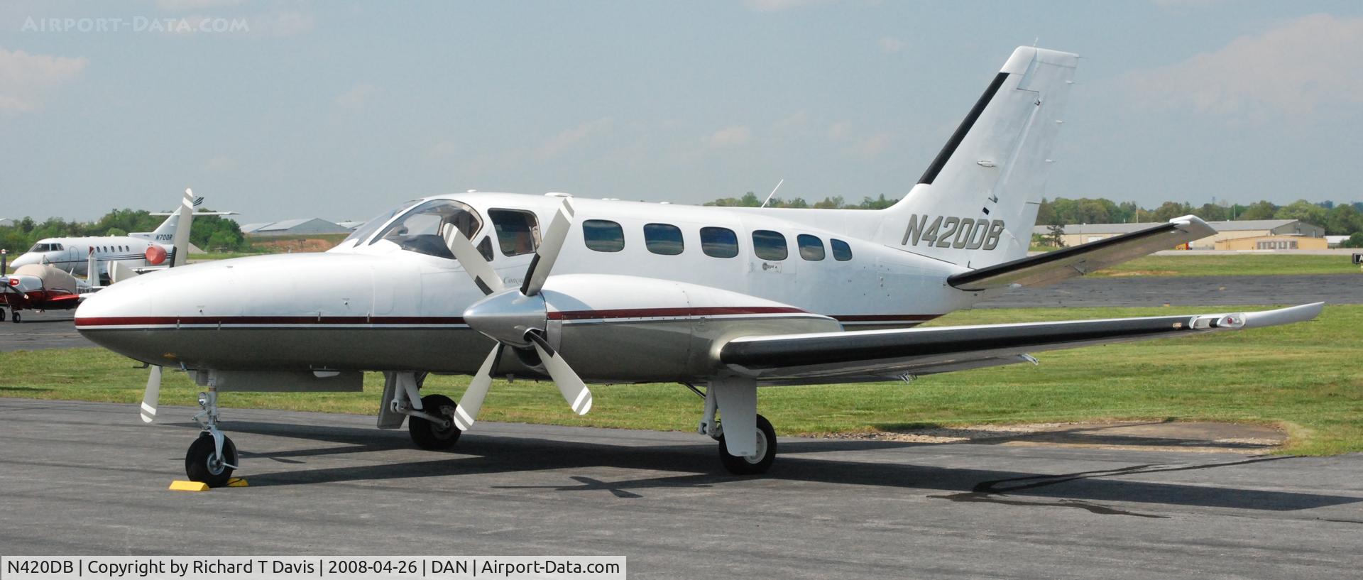 N420DB, 1980 Cessna 441 C/N 4410129, 1980 Cessna 441 in Danville Va.