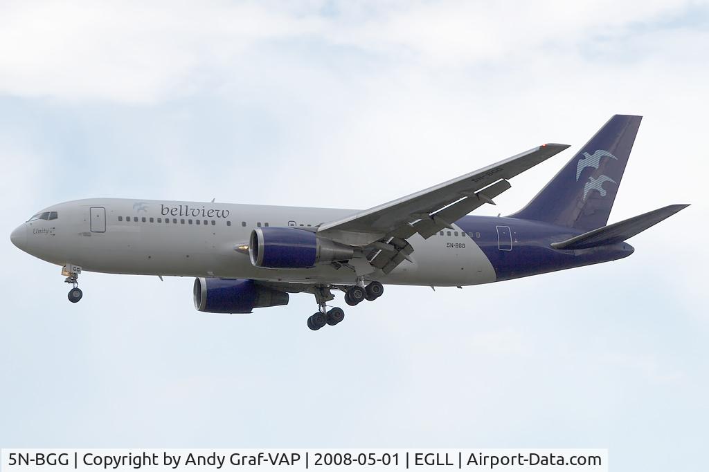 5N-BGG, 1987 Boeing 767-241/ER C/N 23805, Bellview 767-200