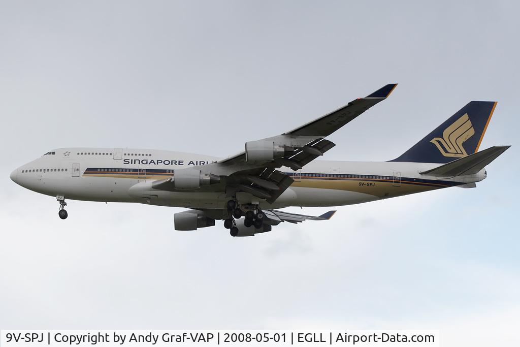 9V-SPJ, 1996 Boeing 747-412 C/N 26556, Singapore Airlines 747-400
