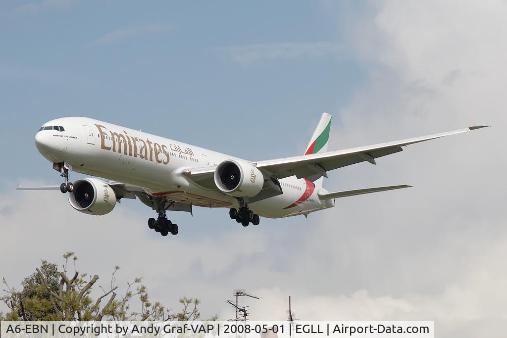 A6-EBN, 2006 Boeing 777-36N/ER C/N 32791, Emirates 777-300