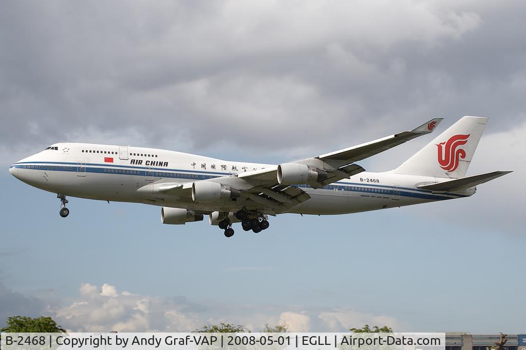 B-2468, 1997 Boeing 747-4J6M C/N 28755, Air China 747-400