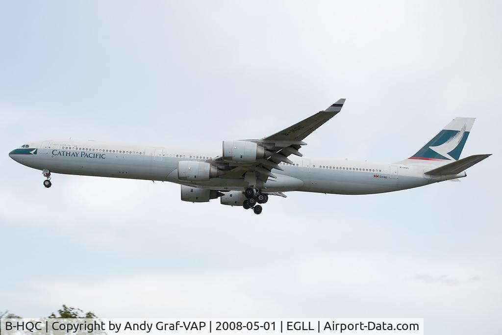 B-HQC, 2003 Airbus A340-642 C/N 475, Cathay Pacific A340-600