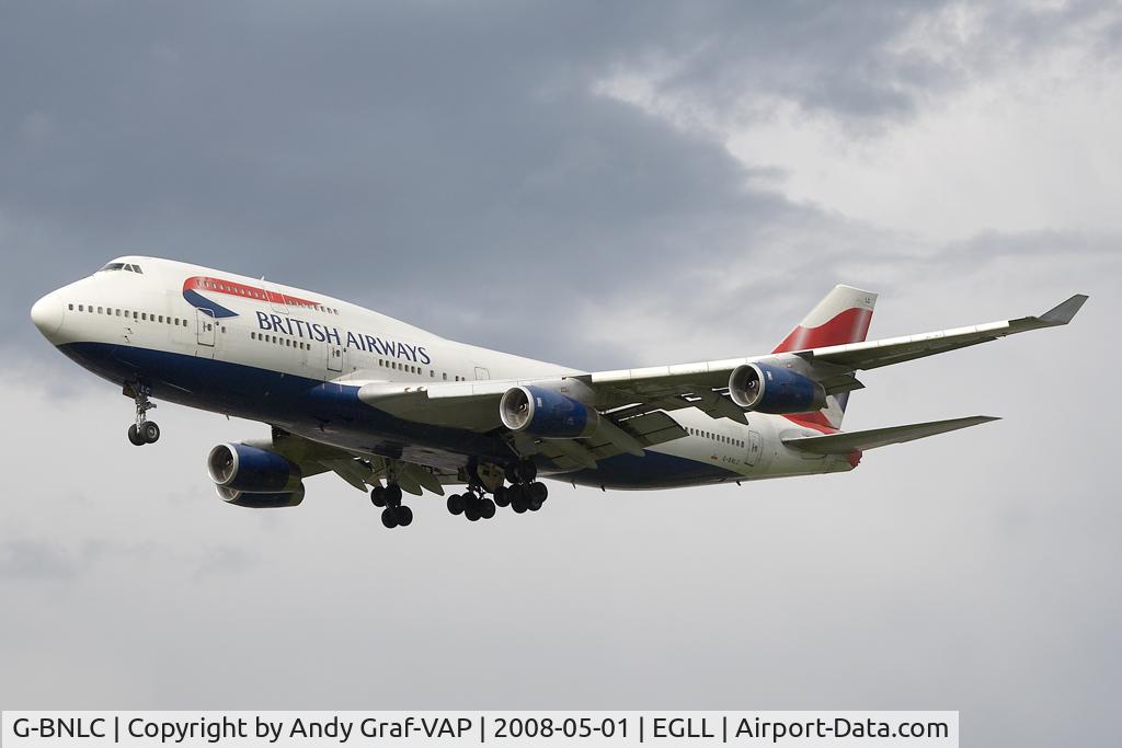 G-BNLC, 1989 Boeing 747-436 C/N 23910, British Airways 747-400