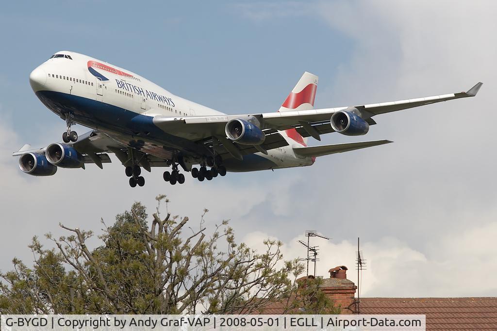 G-BYGD, 1999 Boeing 747-436 C/N 28857, British Airways 747-400
