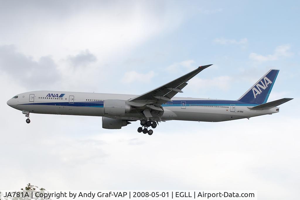 JA781A, 2007 Boeing 777-381/ER C/N 27041, ANA 777-300