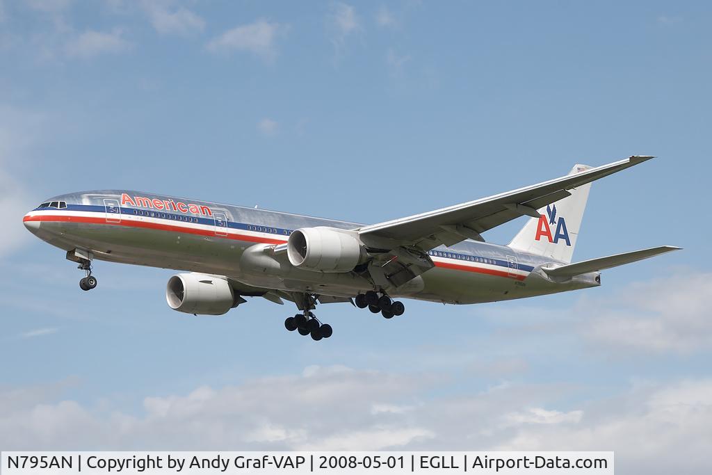 N795AN, 2000 Boeing 777-223 C/N 30257, American Airlines 777-200