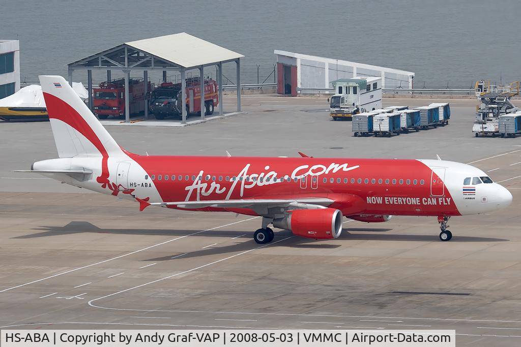 HS-ABA, 2007 Airbus A320-216 C/N 3277, Air Asia A320