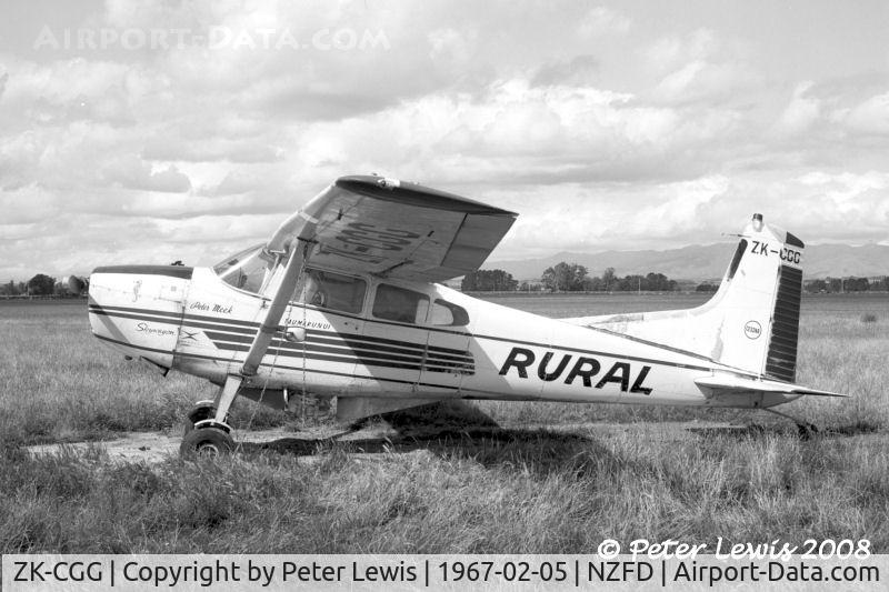 ZK-CGG, Cessna 185C Skywagon C/N 185-0769, Rural Aviation (1963) Ltd., New Plymouth