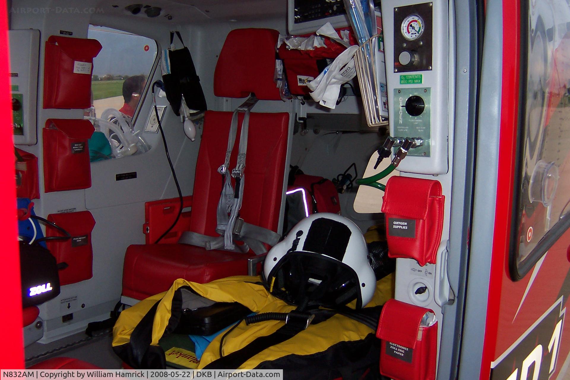 N832AM, 1999 Eurocopter EC-135P-1 C/N 0095, Back of Eurocopter