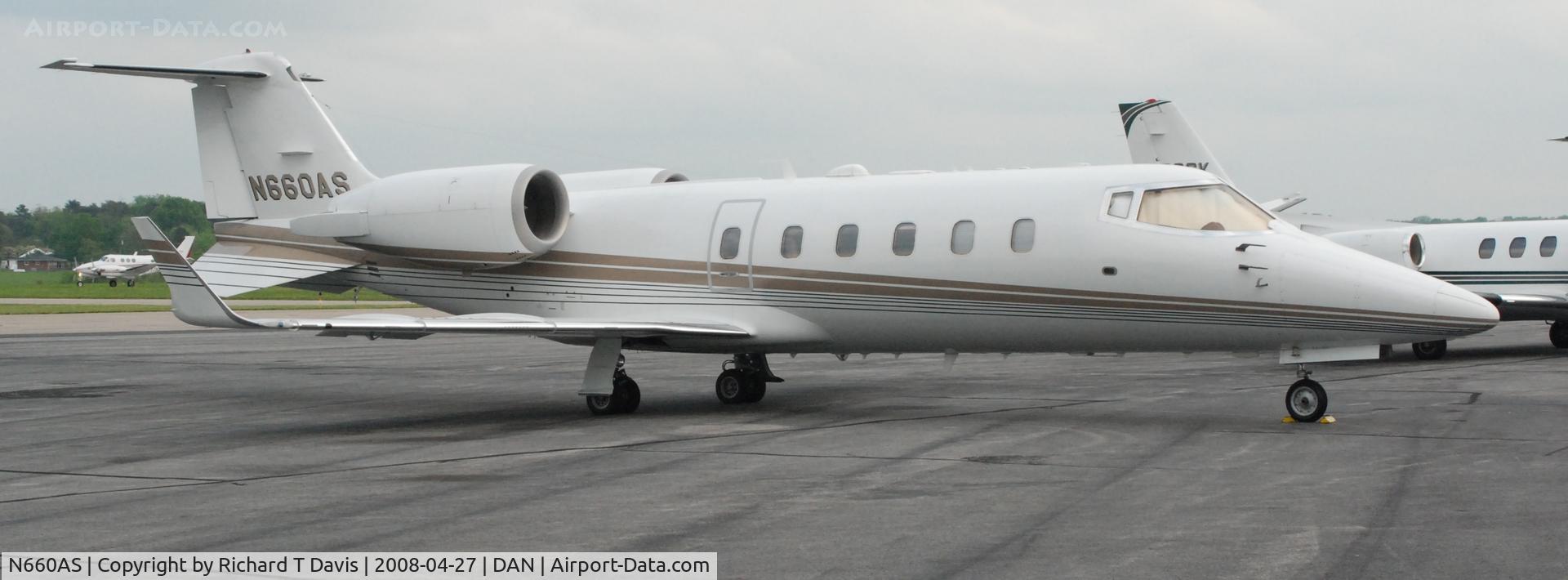 N660AS, 2000 Learjet Inc 60 C/N 191, 2000 Learjet 60 in Danville Va.