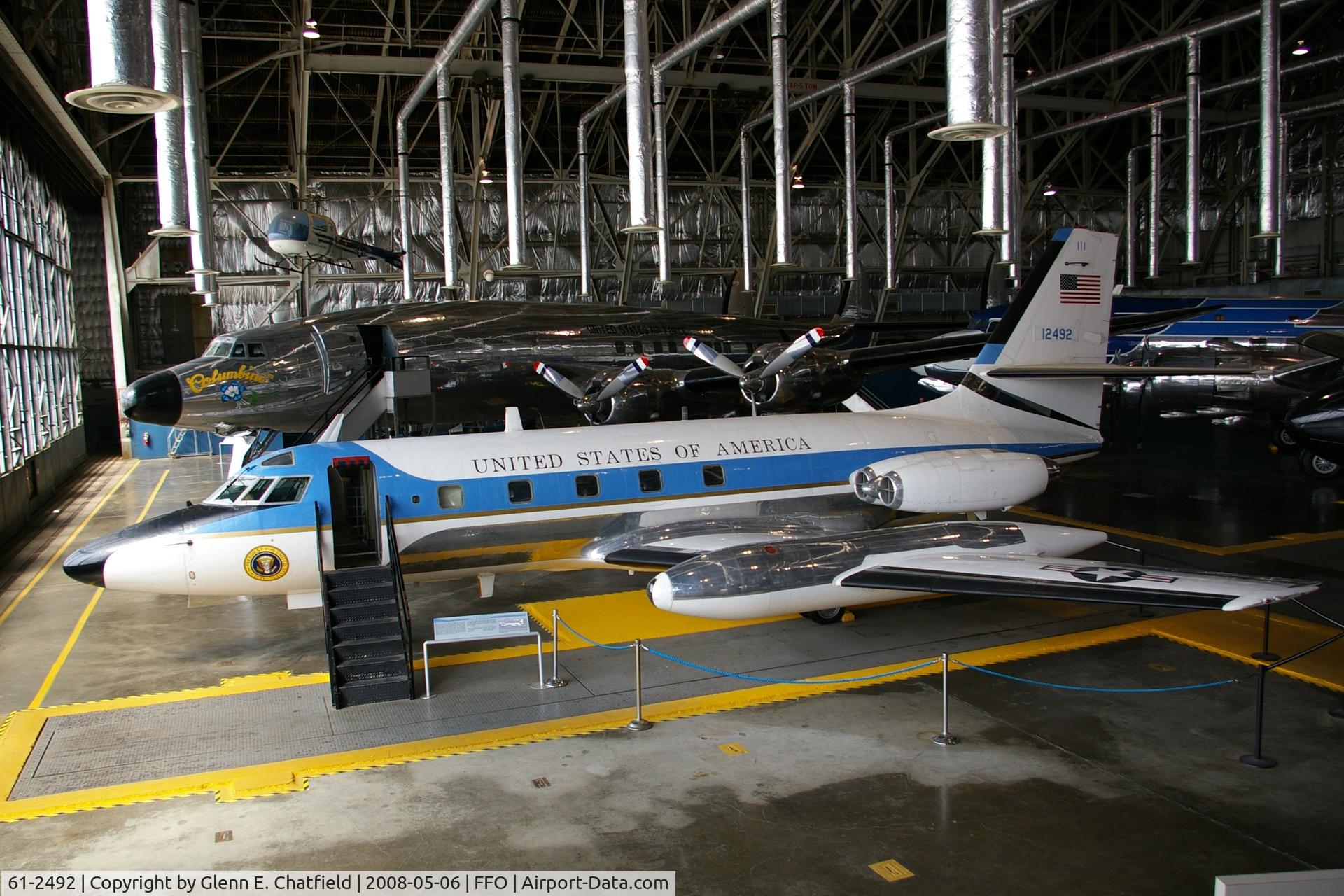 61-2492, 1961 Lockheed VC-140B-LM Jetstar C/N 1329-5031, Presidential bird at the National Museum of the U.S. Air Force