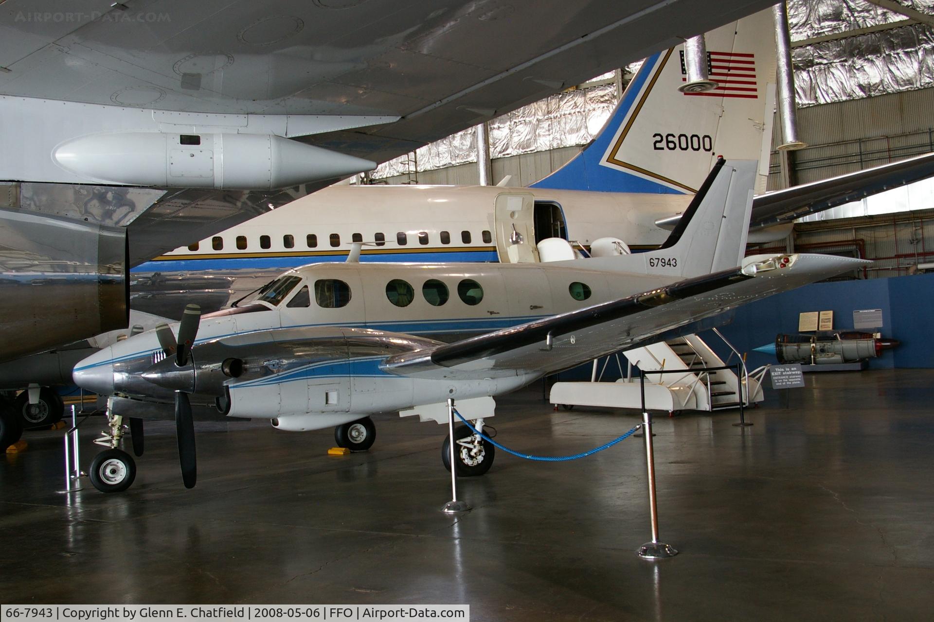 66-7943, 1966 Beech VC-6A King Air C/N LJ.91, The one and only Presidential King Air.  At the National Museum of the U.S. Air Force