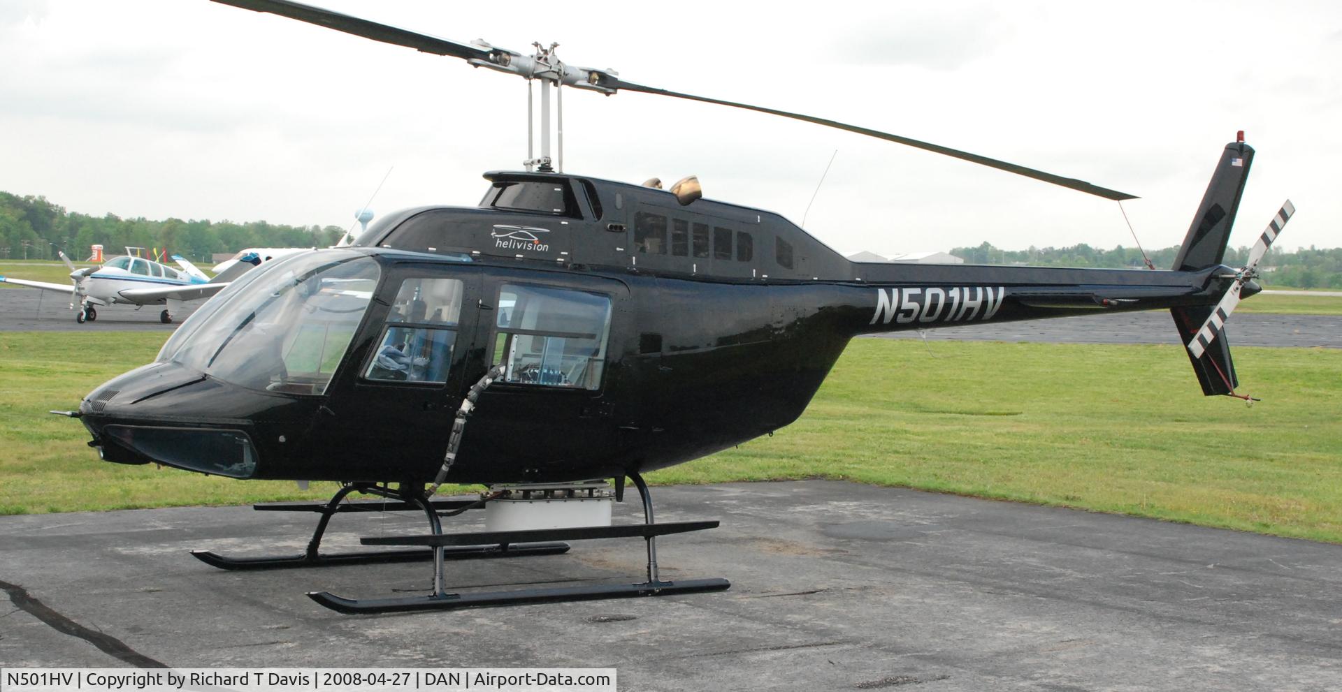 N501HV, 1980 Bell 206B JetRanger III C/N 2981, Bell 206B3 Jet Ranger in Danville Va.