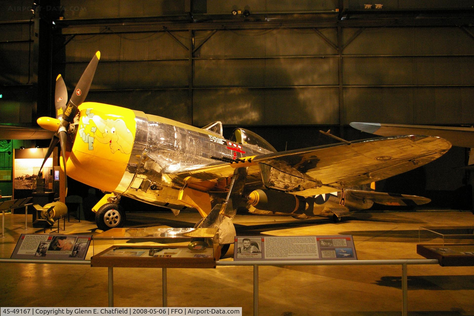 45-49167, 1942 Republic P-47D-15-RA Thunderbolt C/N 399-55706, Displayed at the National Museum of the U.S. Air Force