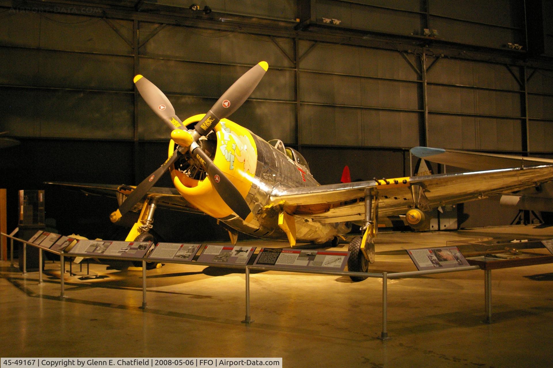 45-49167, 1942 Republic P-47D-15-RA Thunderbolt C/N 399-55706, Displayed at the National Museum of the U.S. Air Force