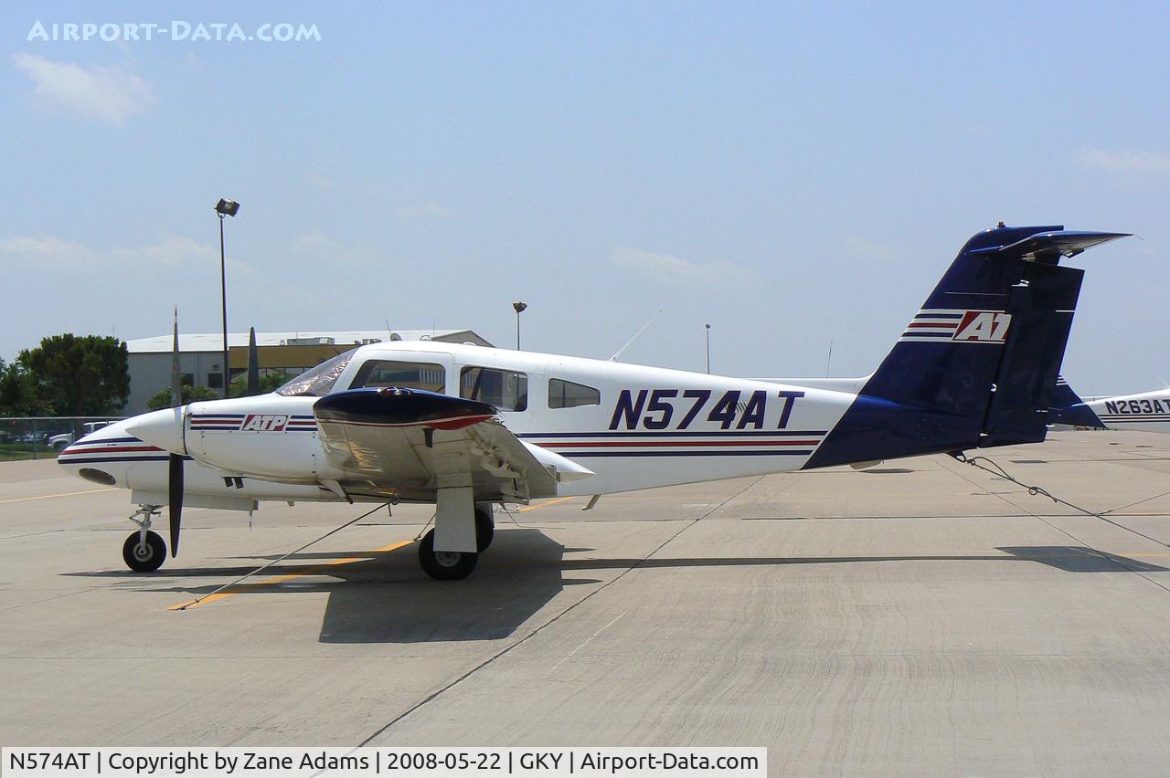 N574AT, 2005 Piper PA-44-180 Seminole C/N 4496199, ATP - At Arlington Municipal