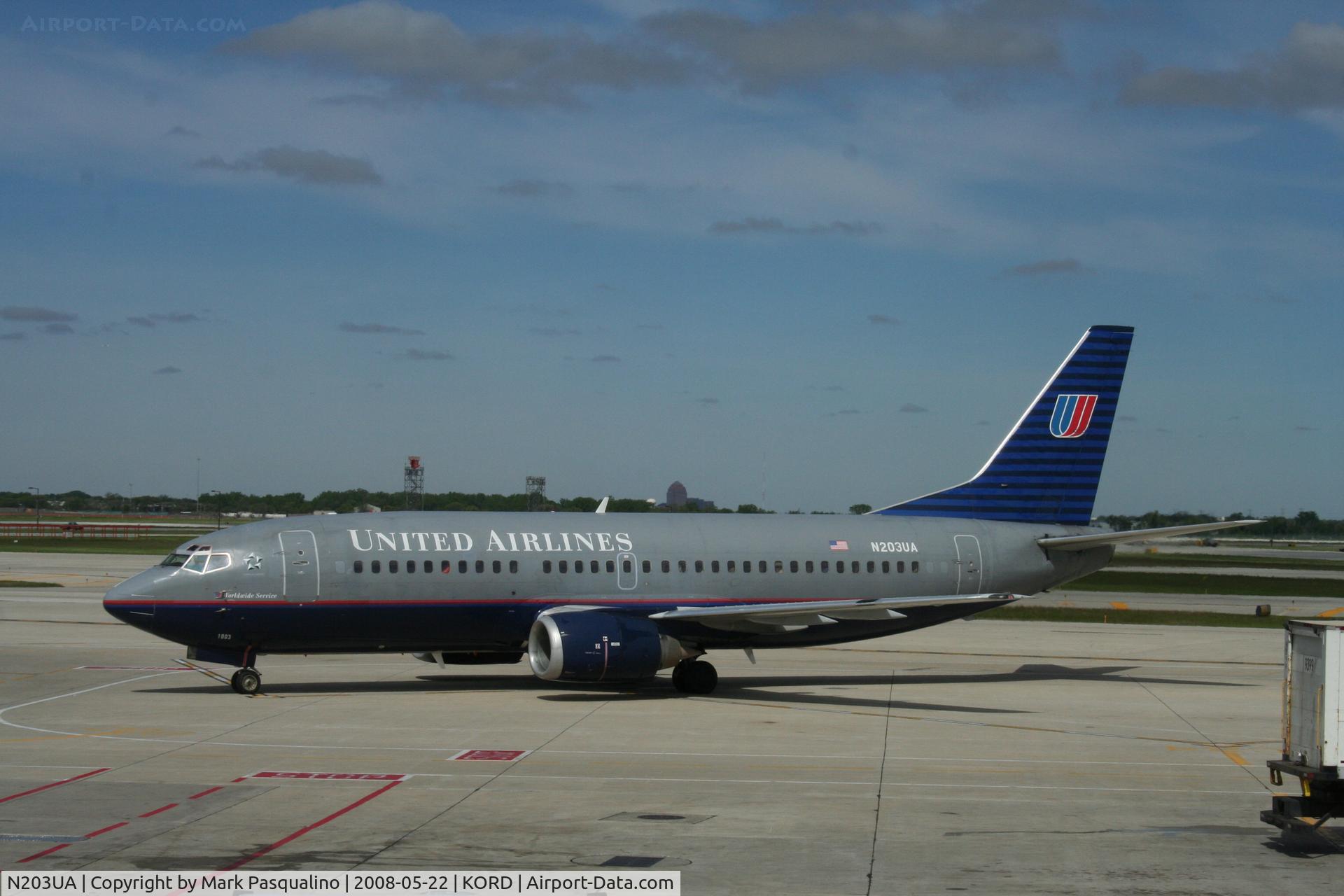 N203UA, 1990 Boeing 737-322 C/N 24718, Boeing 737-300