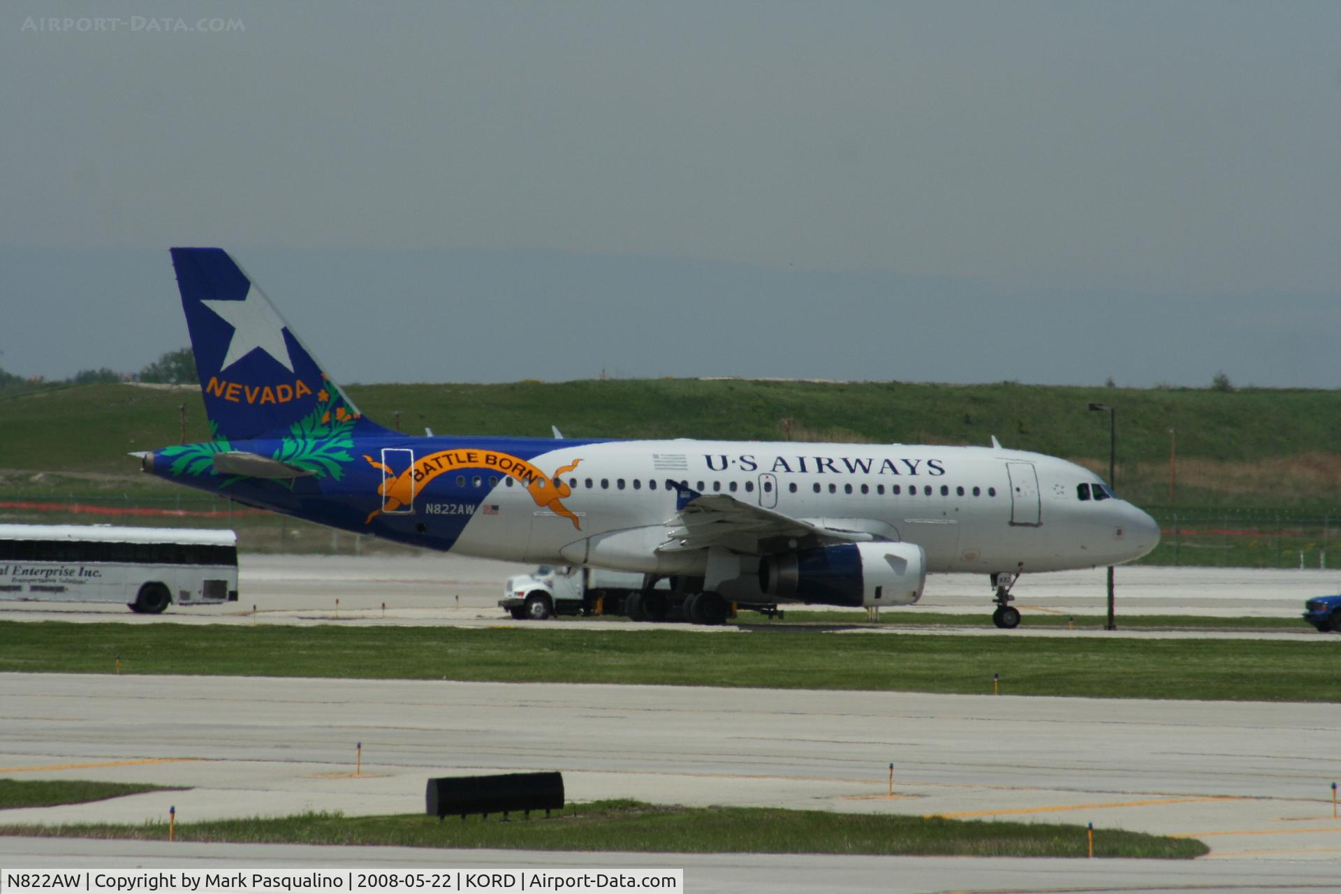 N822AW, 2000 Airbus A319-132 C/N 1410, Airbus A319
