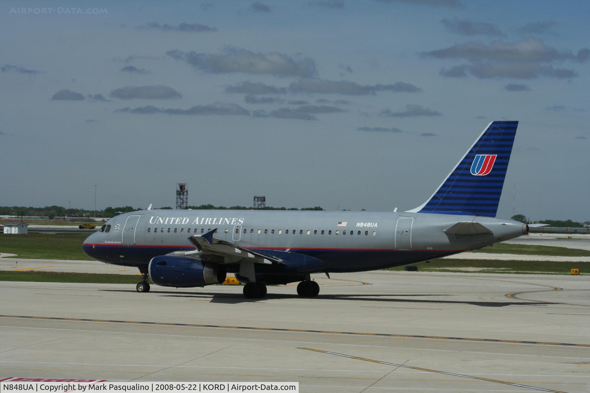 N848UA, 2002 Airbus A319-131 C/N 1647, Airbus A319