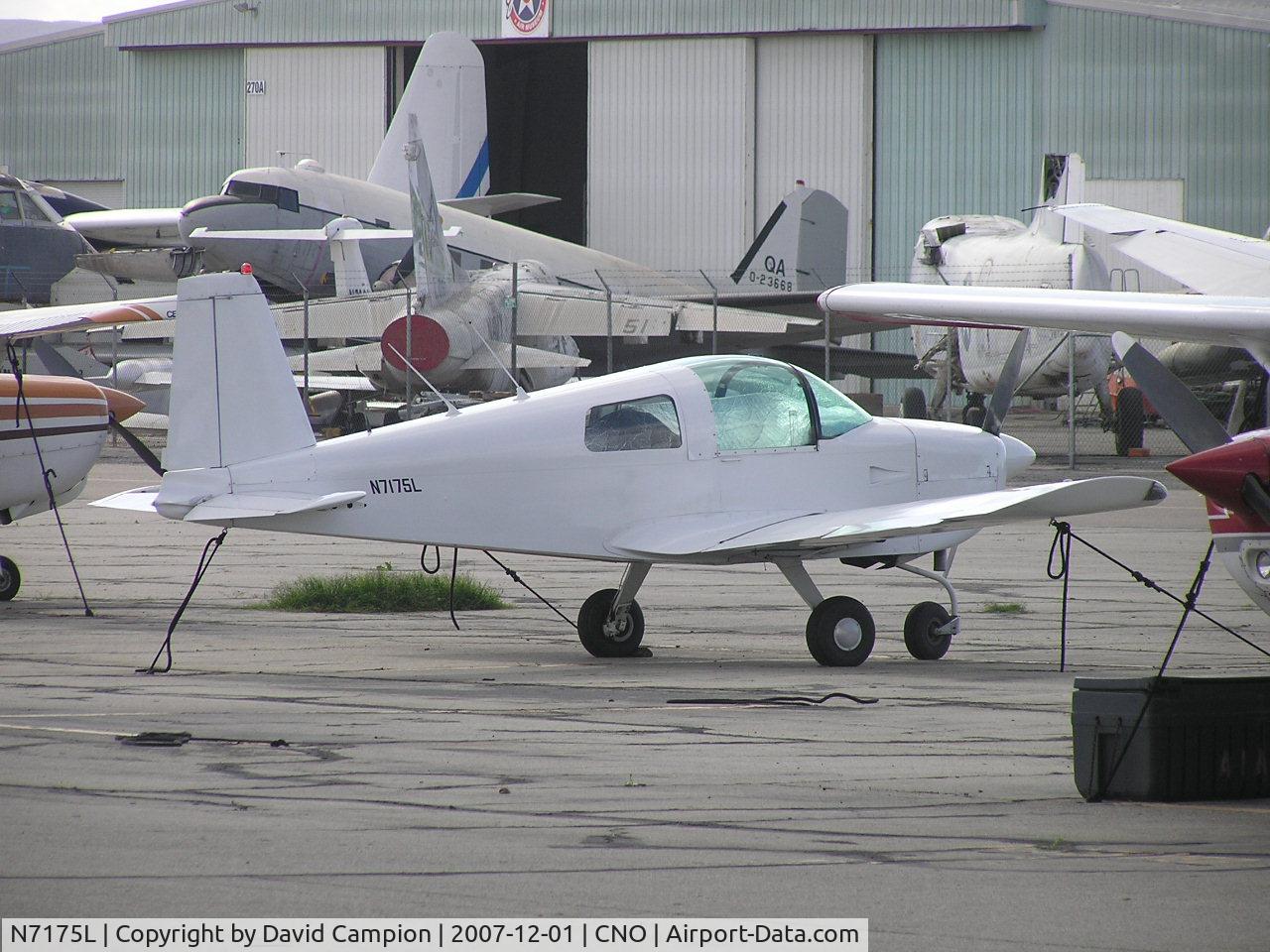 N7175L, 1974 Grumman American AA-1B Trainer C/N AA1B-0455, At Chino, CA