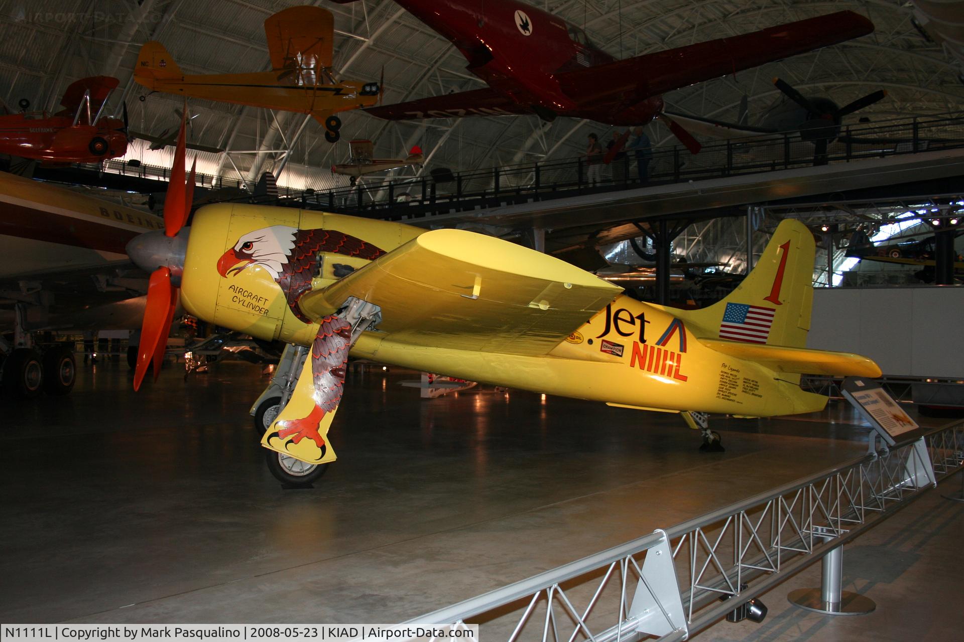 N1111L, 1948 Grumman F8F-2 (G58) Bearcat C/N D.1020, Grumman F8F-2