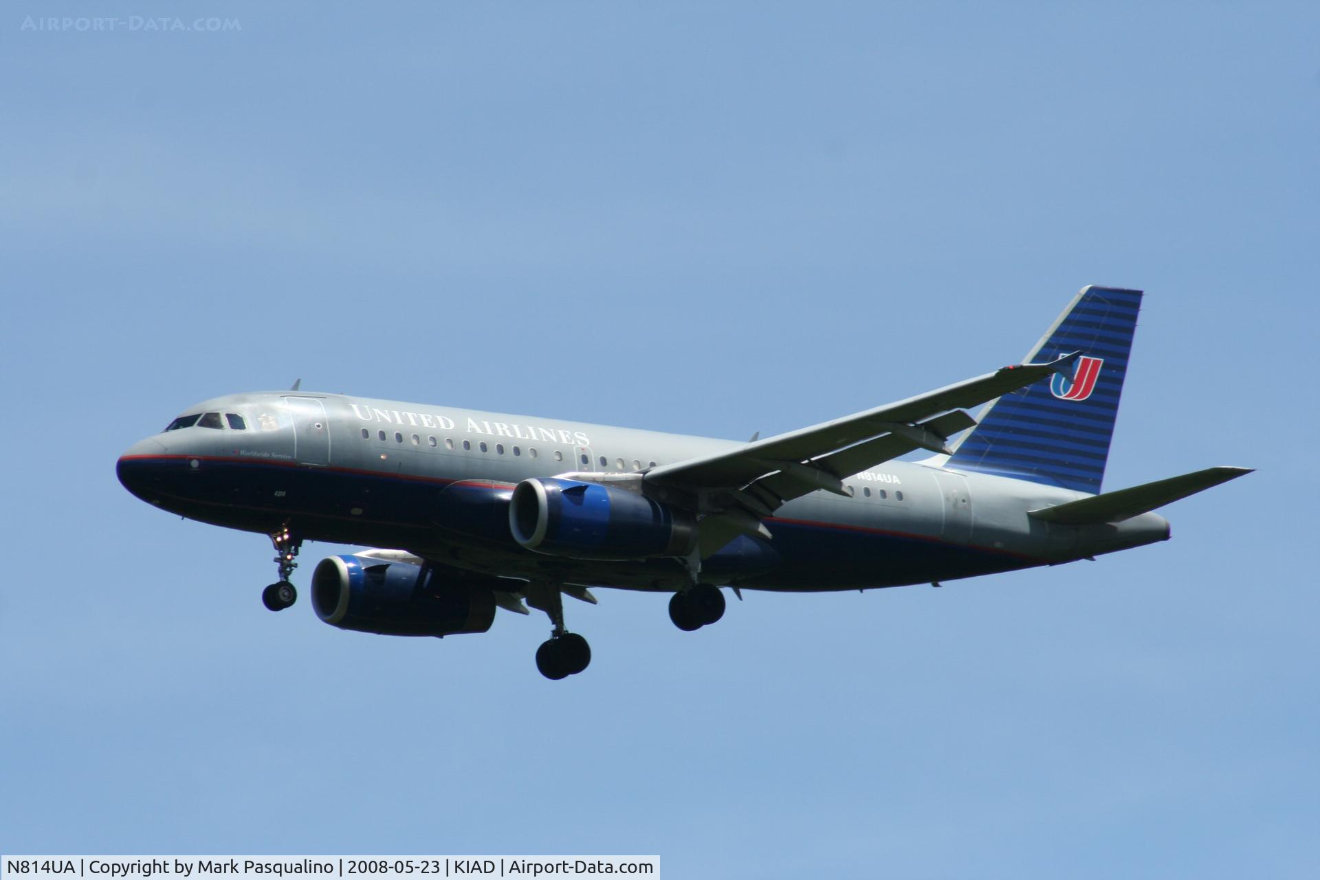 N814UA, 1998 Airbus A319-131 C/N 862, Airbus A319