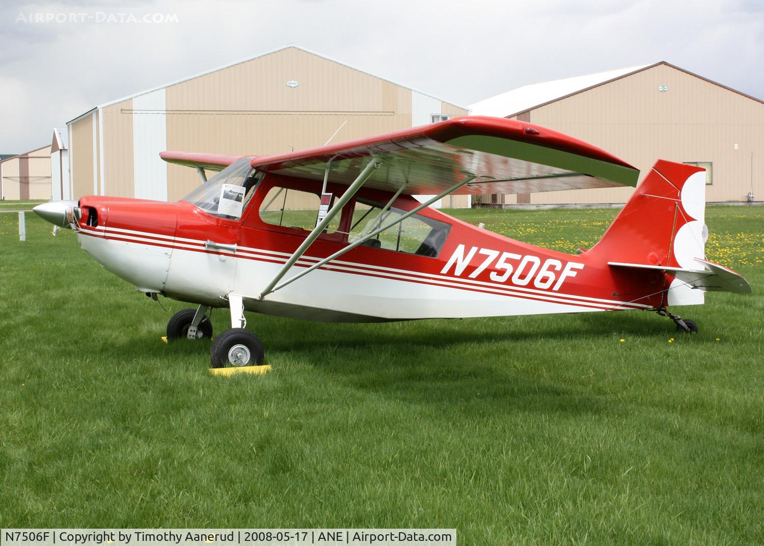 N7506F, 1969 Champion 7ECA Citabria C/N 717, For sale at Anoka County