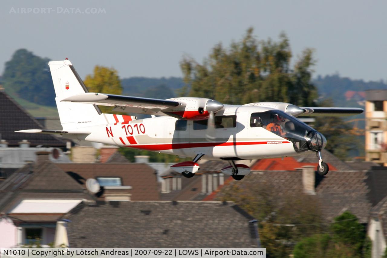 N1010, Partenavia P-68 Observer C/N 344-01/OTC, Partenavia Observer