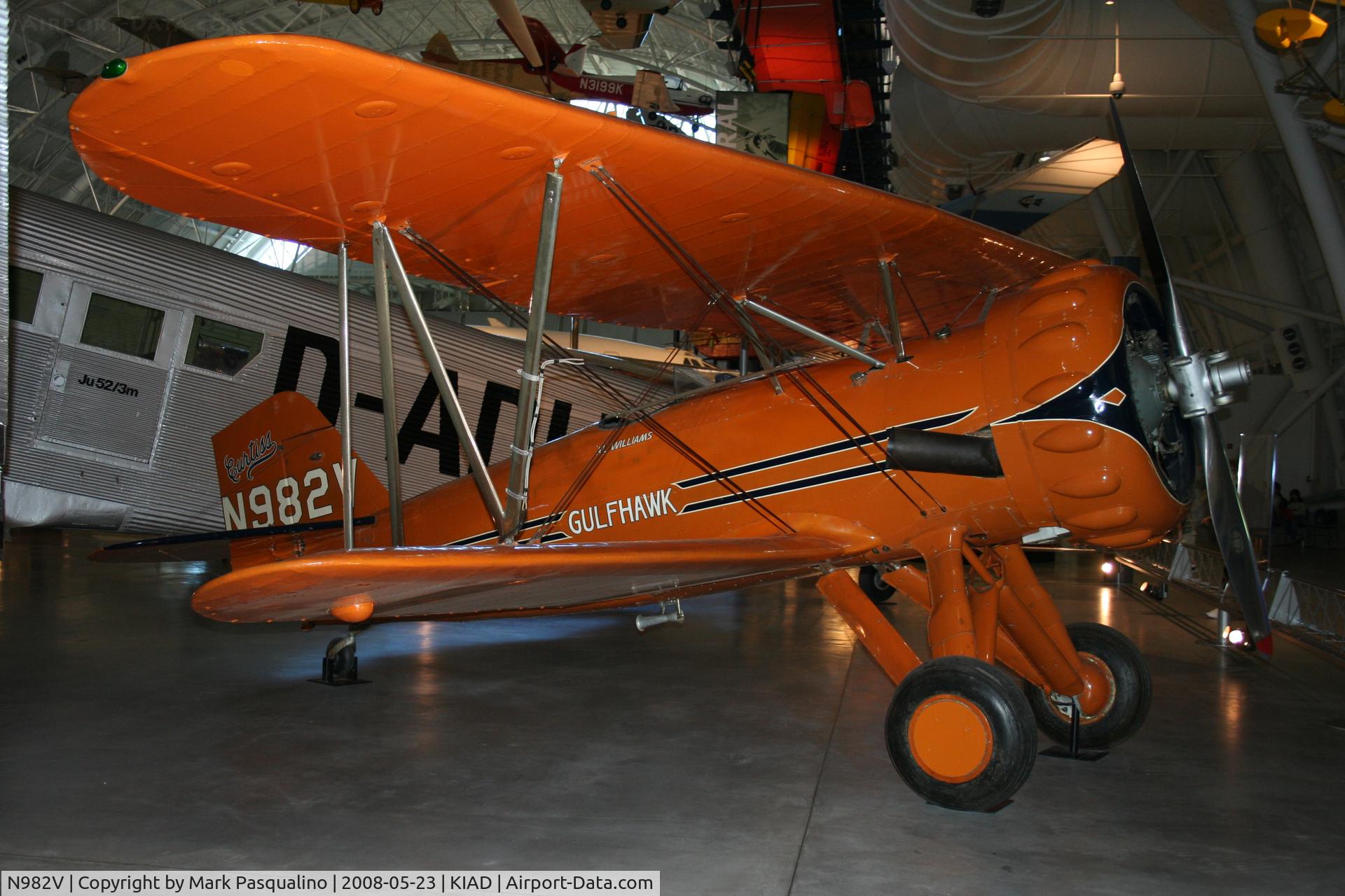 N982V, 1929 Curtiss-Wright Hawk 1A C/N 1, Curtis Wright Hawk 1A