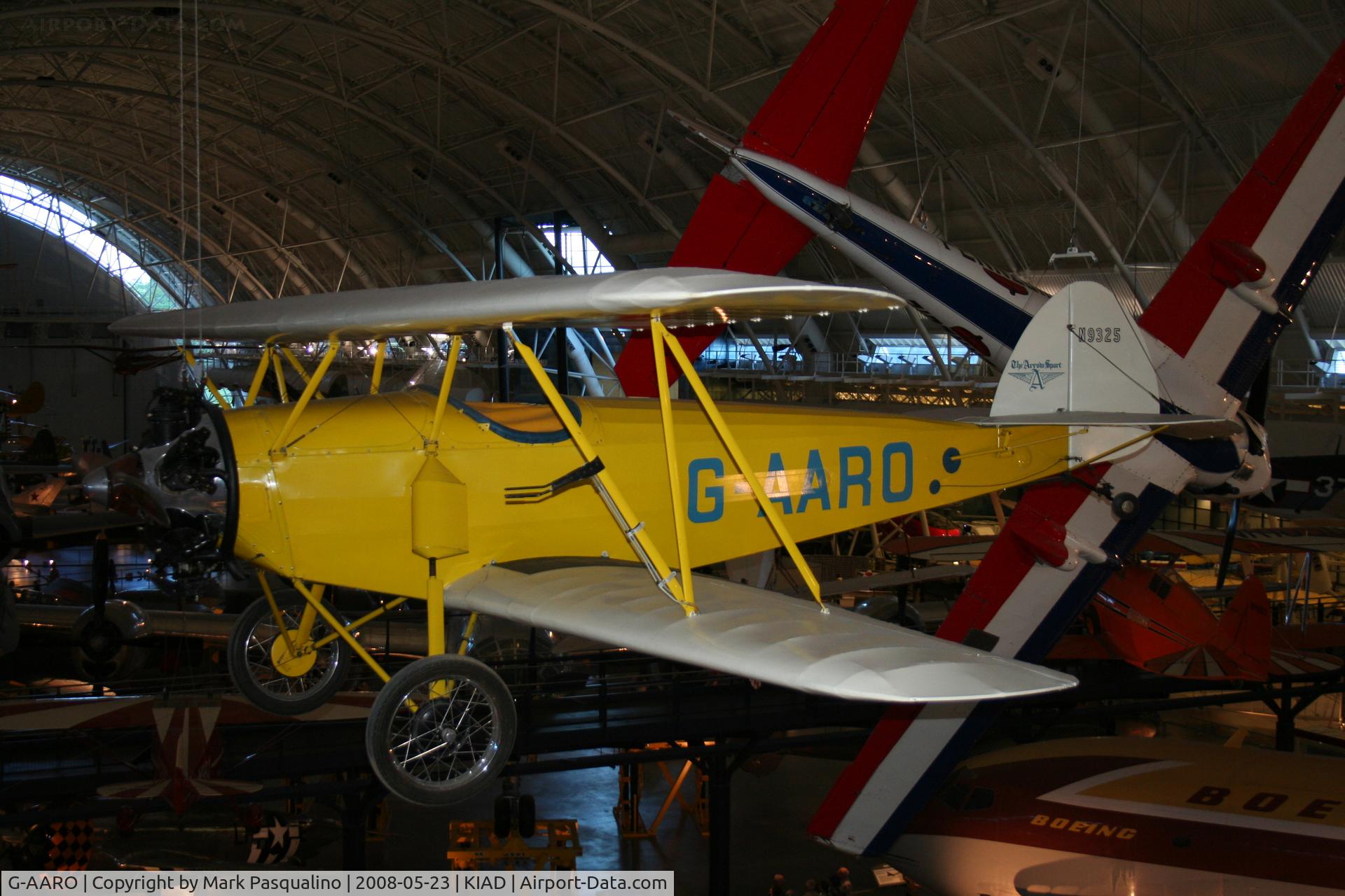G-AARO, 1929 Arrow Sport A2-60 C/N 341, Arrow Sport A2-60