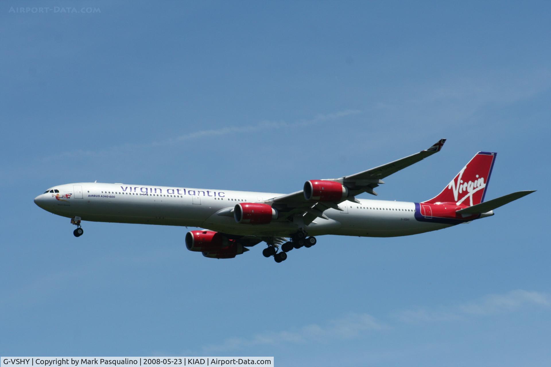 G-VSHY, 2002 Airbus A340-642 C/N 383, Airbus A340-600