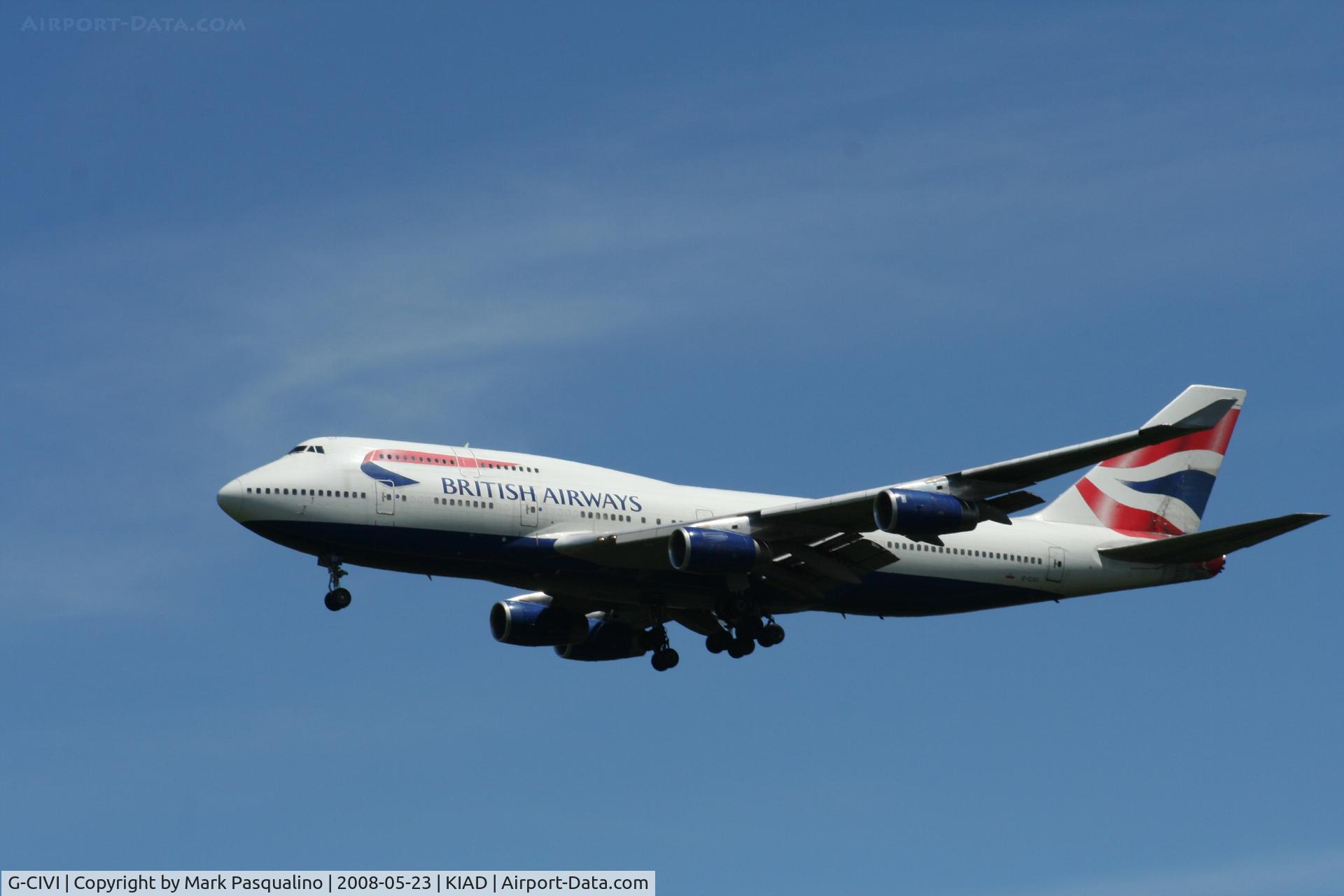 G-CIVI, 1996 Boeing 747-436 C/N 25814, Boeing 747-400