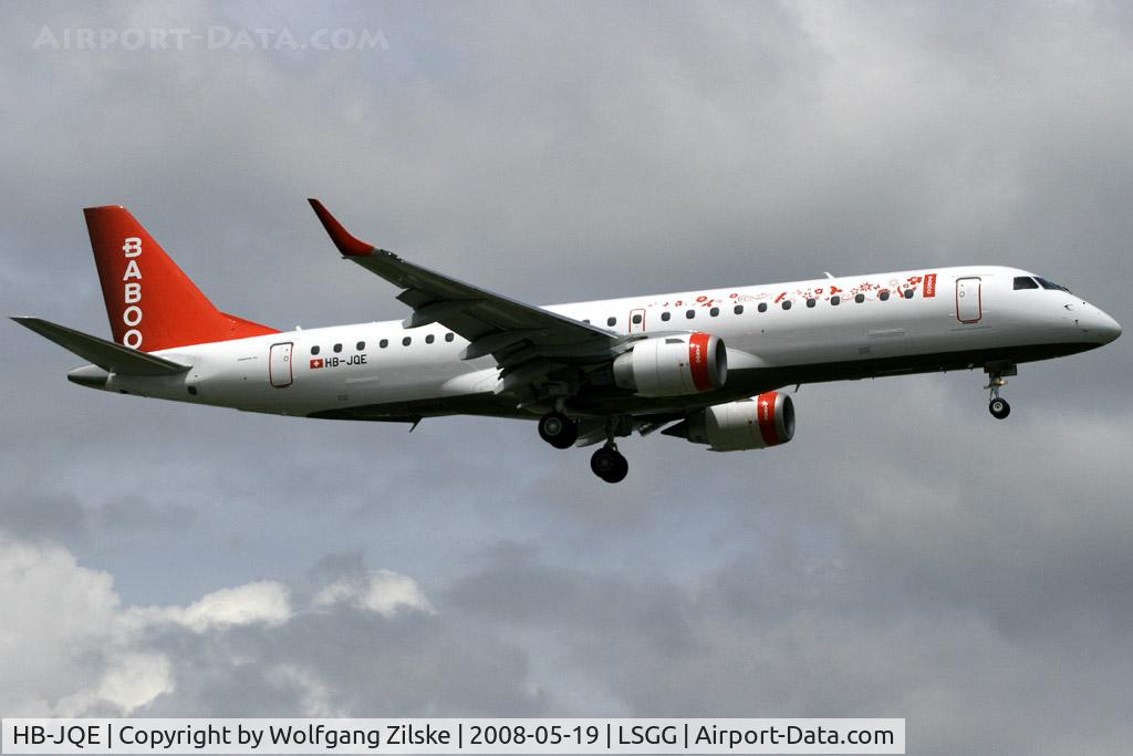 HB-JQE, 2008 Embraer 190LR (ERJ-190-100LR) C/N 19000163, visitor