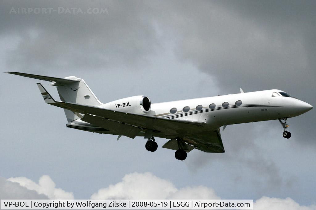 VP-BOL, 1995 Gulfstream Aerospace Gulfstream IVSP C/N 1266, visitor